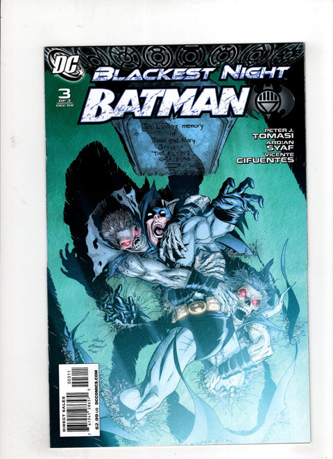 Blackest Night: Batman #3 (Cvr A) (2009) Andy Kubert A Andy Kubert Buy & Sell Comics Online Comic Shop Toronto Canada
