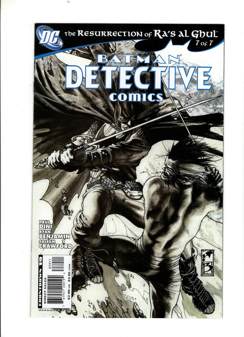Detective Comics, Vol. 1 #839 (Cvr A) (2007) A Buy & Sell Comics Online Comic Shop Toronto Canada