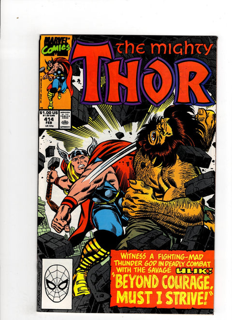 Thor, Vol. 1 #414 (1989) Buy & Sell Comics Online Comic Shop Toronto Canada