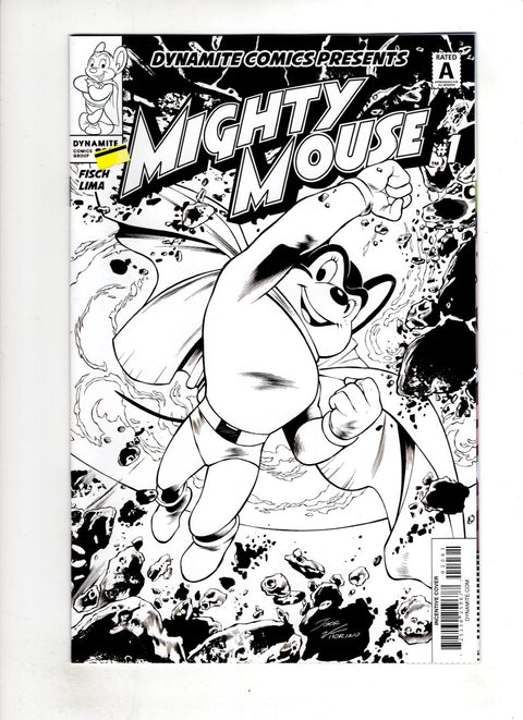 Mighty Mouse, Vol. 6 (Dynamite Entertainment) #1 (Cvr G) (2017) Igor Lima Incentive B&W Variant (1:10) G Igor Lima Incentive B&W Variant (1:10) Buy & Sell Comics Online Comic Shop Toronto Canada