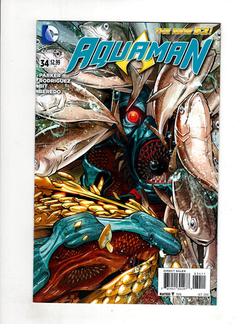 Aquaman, Vol. 7 #34 (Cvr A) (2014) Paul Pelletier A Paul Pelletier Buy & Sell Comics Online Comic Shop Toronto Canada