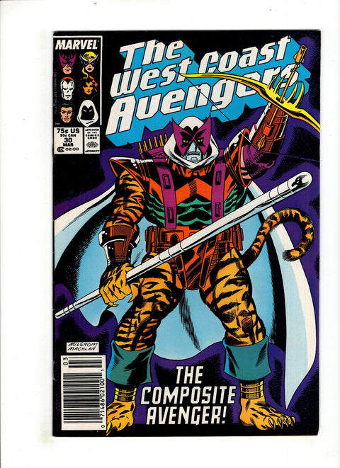 The West Coast Avengers, Vol. 2 #30 (1988) Newsstand Edition