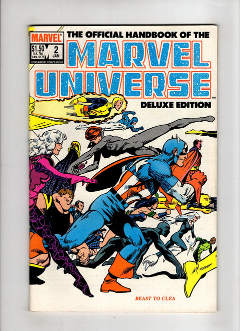 Official Handbook of the Marvel Universe: Deluxe Edition (Vol. 2) #2 (Cvr A) (1985) A Buy & Sell Comics Online Comic Shop Toronto Canada
