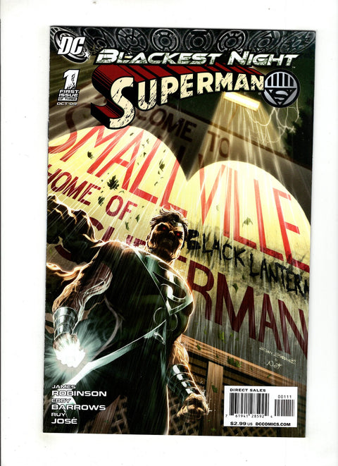 Blackest Night: Superman #1 (Cvr A) (2009) Eddy Barrows