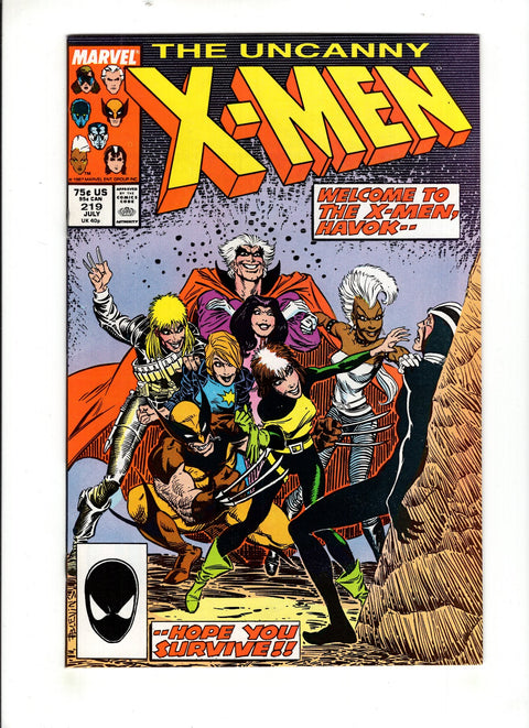 Uncanny X-Men, Vol. 1 #219 (1987) Buy & Sell Comics Online Comic Shop Toronto Canada