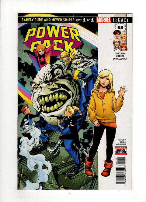Power Pack, Vol. 1 #63 (Cvr A) (2017) Mike McKone A Mike McKone Buy & Sell Comics Online Comic Shop Toronto Canada