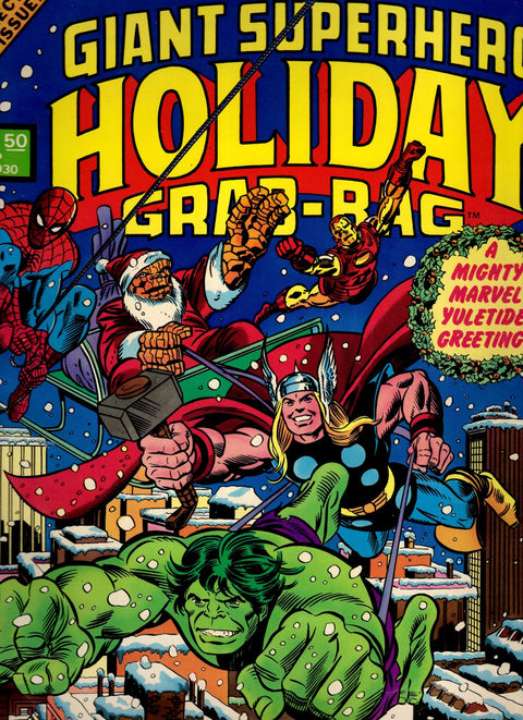 Marvel Treasury Edition #13 (1976) Giant Super-Hero Holiday Grab Bag Giant Super-Hero Holiday Grab Bag Buy & Sell Comics Online Comic Shop Toronto Canada