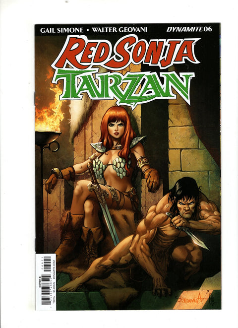 Red Sonja / Tarzan #6 (Cvr B) (2018) Sergio Davila B Sergio Davila Buy & Sell Comics Online Comic Shop Toronto Canada