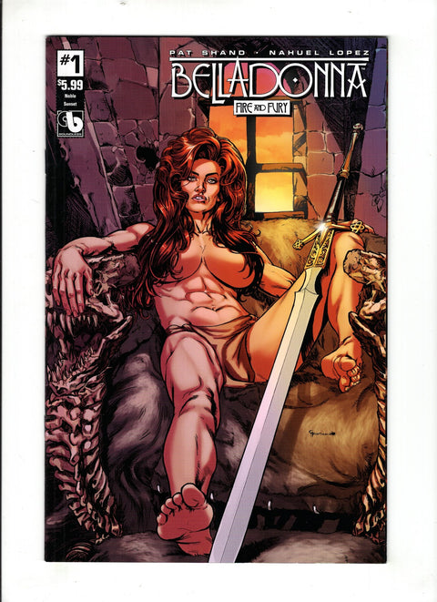 Belladonna: Fire Fury #1 (Cvr N) (2017) Noble Sunset N Noble Sunset Buy & Sell Comics Online Comic Shop Toronto Canada