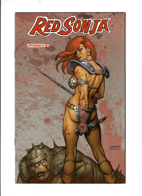 Red Sonja, Vol. 5 (Dynamite Entertainment) #27 (Cvr B) (2021) Joseph Michael Linsner B Joseph Michael Linsner Buy & Sell Comics Online Comic Shop Toronto Canada