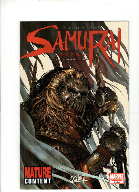 Samurai Legend #3 (2008) Buy & Sell Comics Online Comic Shop Toronto Canada