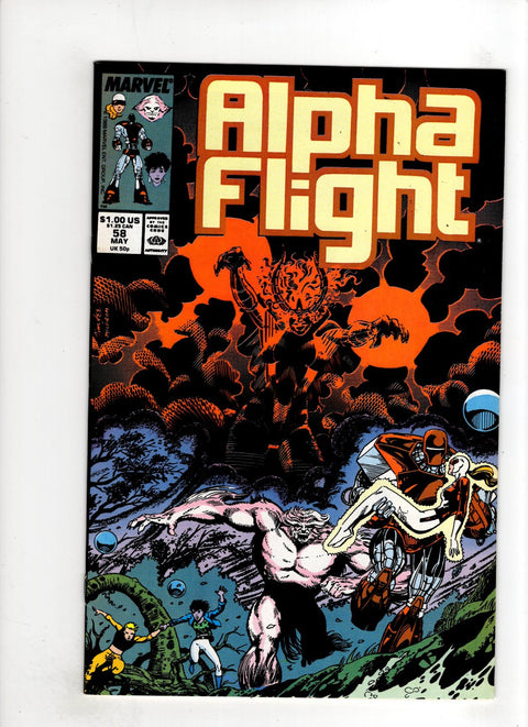 Alpha Flight, Vol. 1 #58 (1988) Jim Lee Jim Lee Buy & Sell Comics Online Comic Shop Toronto Canada