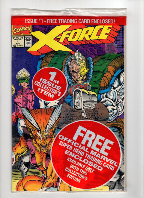 X-Force, Vol. 1 #1 (Cvr A) (1991) Deadpool Card Polybag A Deadpool Card Polybag Buy & Sell Comics Online Comic Shop Toronto Canada