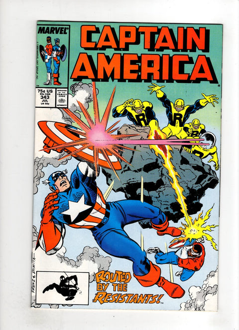 Captain America, Vol. 1 #343 (1988) Buy & Sell Comics Online Comic Shop Toronto Canada