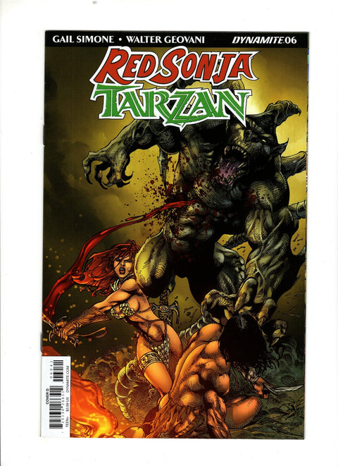 Red Sonja / Tarzan #6 (Cvr D) (2018) Roberto Castro & Salvatore Aiala D Roberto Castro & Salvatore Aiala Buy & Sell Comics Online Comic Shop Toronto Canada