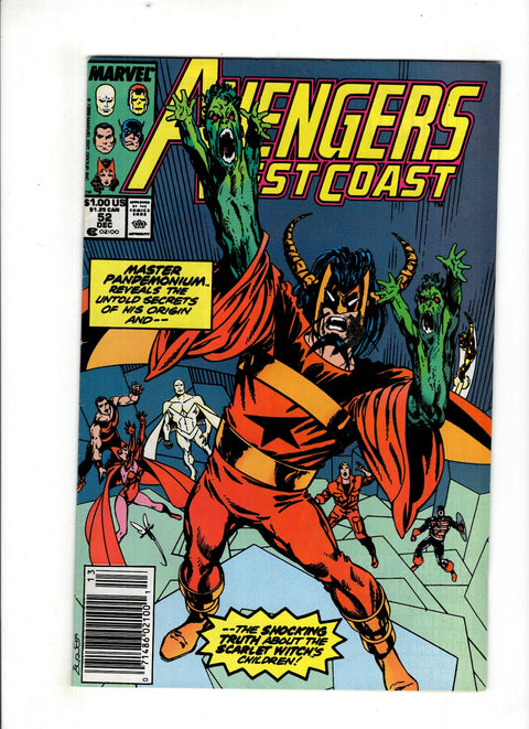 The West Coast Avengers, Vol. 2 #52 (1989) Newsstand Edition