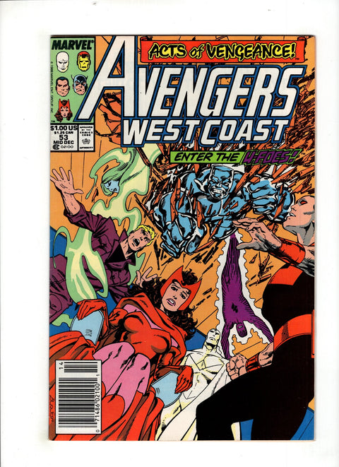 The West Coast Avengers, Vol. 2 #53 (1989) Newsstand Edition