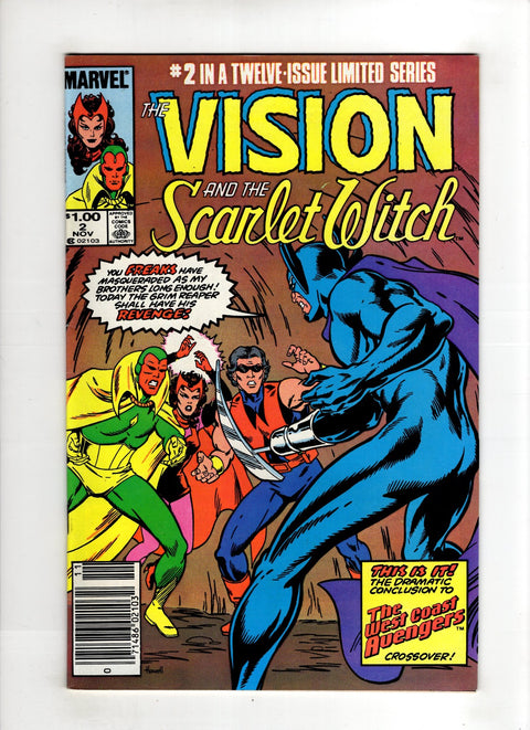 Vision and the Scarlet Witch, Vol. 2 #2 (1985) Canadian Price Variant Canadian Price Variant Buy & Sell Comics Online Comic Shop Toronto Canada