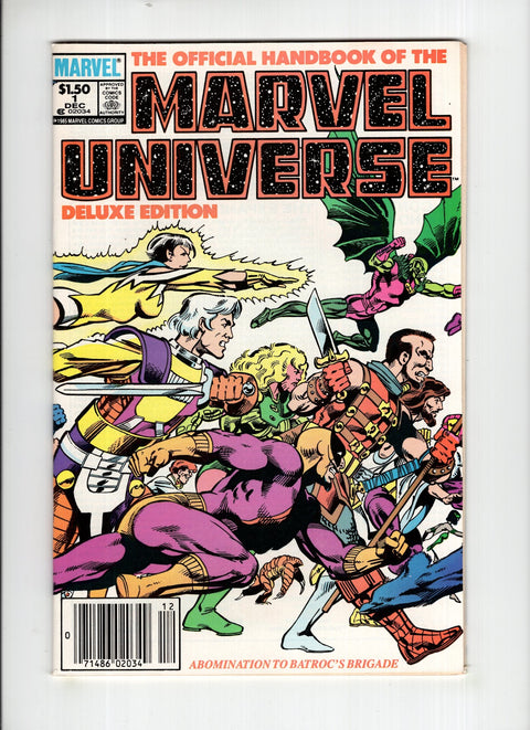 Official Handbook of the Marvel Universe: Deluxe Edition (Vol. 2) #1 (1985) Buy & Sell Comics Online Comic Shop Toronto Canada