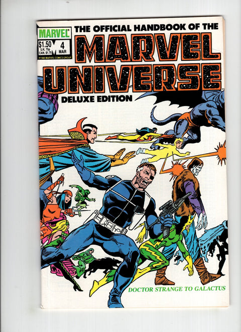 Official Handbook of the Marvel Universe: Deluxe Edition (Vol. 2) #4 (1985) Buy & Sell Comics Online Comic Shop Toronto Canada