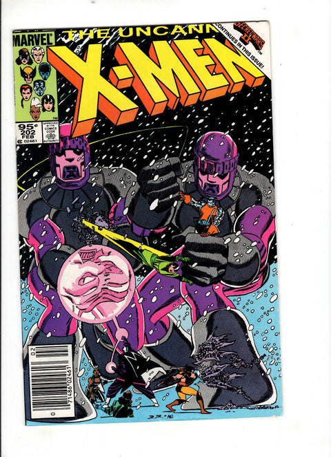 Uncanny X-Men, Vol. 1 #202 (1986) Canadian Price Variant Canadian Price Variant Buy & Sell Comics Online Comic Shop Toronto Canada
