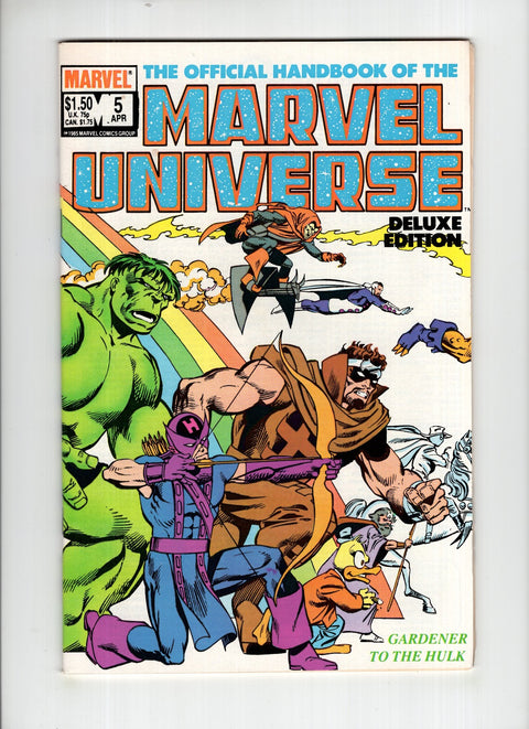 Official Handbook of the Marvel Universe: Deluxe Edition (Vol. 2) #5 (1985) Buy & Sell Comics Online Comic Shop Toronto Canada