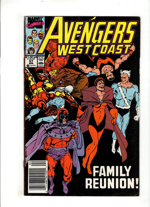 The West Coast Avengers, Vol. 2 #57 (1990) Newsstand Edition