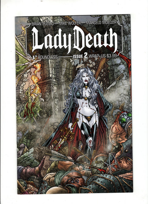 Lady Death (Boundless Comics) #2 (Cvr B) (2011) Wrap B Wrap Buy & Sell Comics Online Comic Shop Toronto Canada