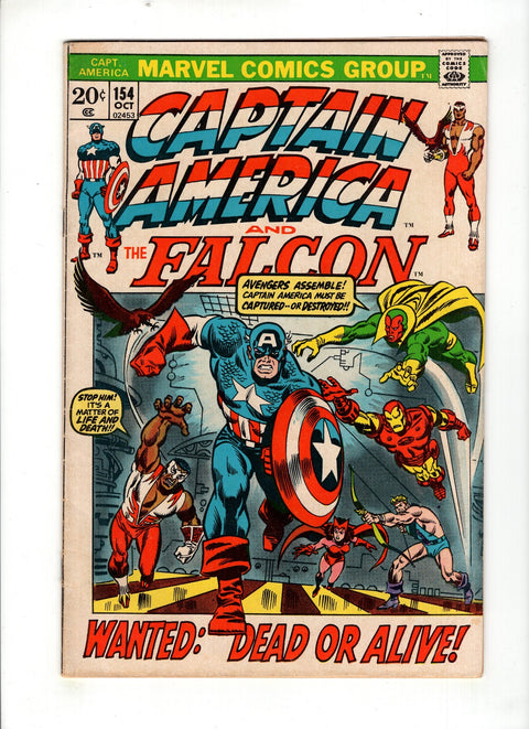 Captain America, Vol. 1 #154 (1972) 1st Nomad 1st Nomad Buy & Sell Comics Online Comic Shop Toronto Canada