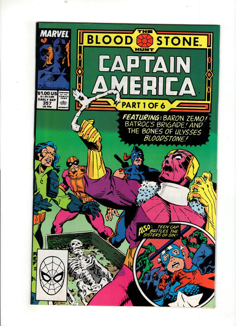 Captain America, Vol. 1 #357 (1989) Buy & Sell Comics Online Comic Shop Toronto Canada