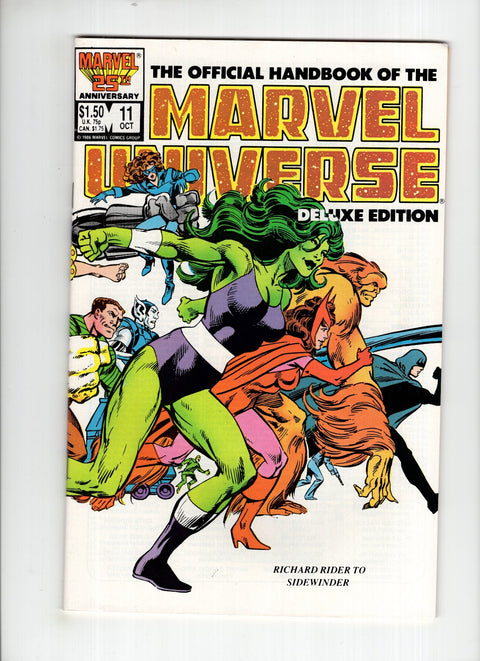 Official Handbook of the Marvel Universe: Deluxe Edition (Vol. 2) #11 (1986) Buy & Sell Comics Online Comic Shop Toronto Canada