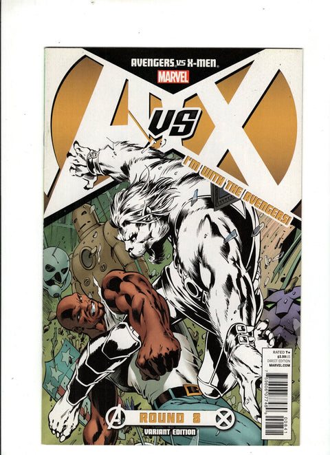 Avengers vs. X-Men #8 (Cvr D) (2012) Alan Davis I'm with the Avengers Variant D Alan Davis I'm with the Avengers Variant Buy & Sell Comics Online Comic Shop Toronto Canada