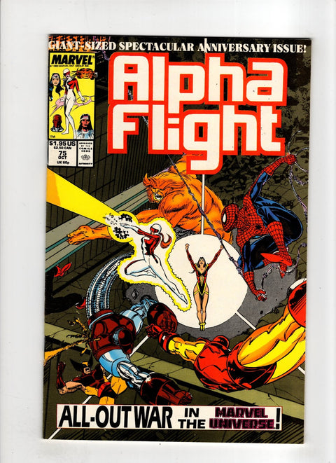 Alpha Flight, Vol. 1 #75 (1989) Jim Lee Jim Lee Buy & Sell Comics Online Comic Shop Toronto Canada