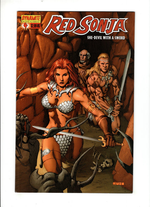 Red Sonja, Vol. 1 (Dynamite Entertainment) #4 (Cvr C) (2005) Wraparound by Mel Rubi C Wraparound by Mel Rubi Buy & Sell Comics Online Comic Shop Toronto Canada