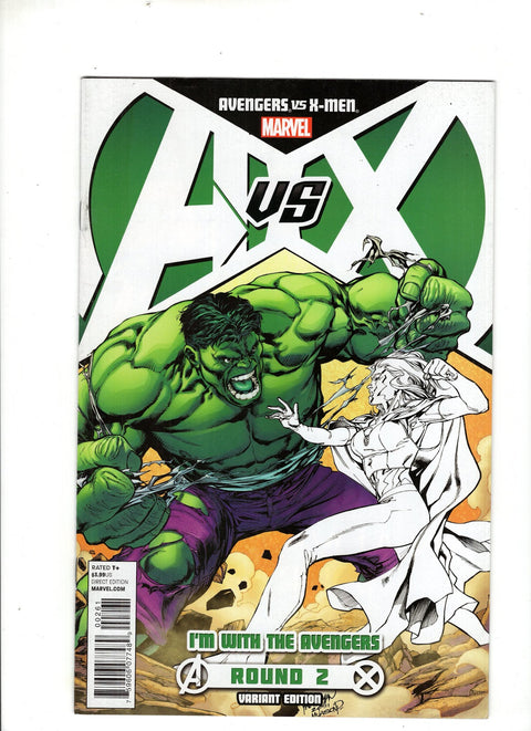 Avengers vs. X-Men #2 (Cvr F) (2012) Carlo Pagulayan Avengers Team Variant F Carlo Pagulayan Avengers Team Variant Buy & Sell Comics Online Comic Shop Toronto Canada