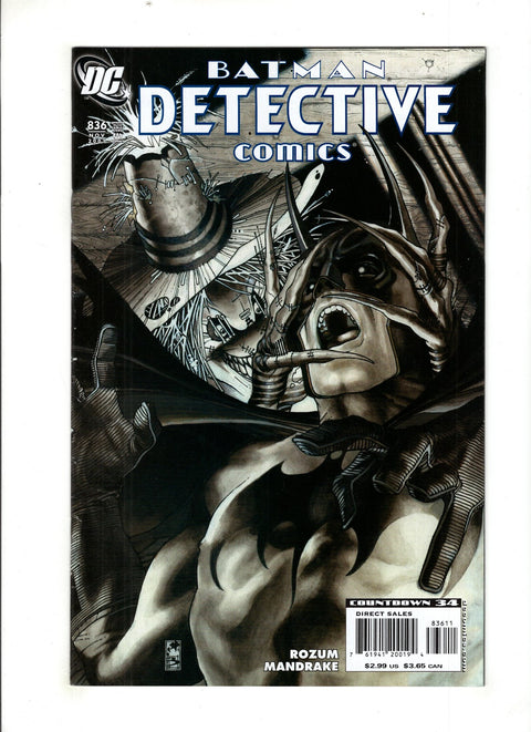 Detective Comics, Vol. 1 #836 (2007) Buy & Sell Comics Online Comic Shop Toronto Canada