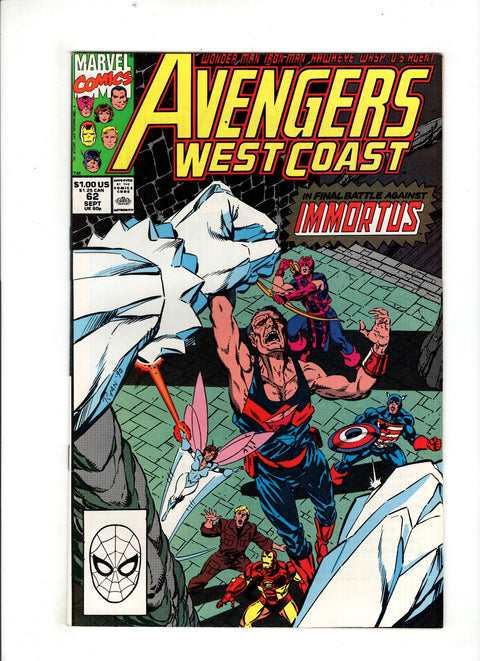 The West Coast Avengers, Vol. 2 #62 (1990) Newsstand Edition