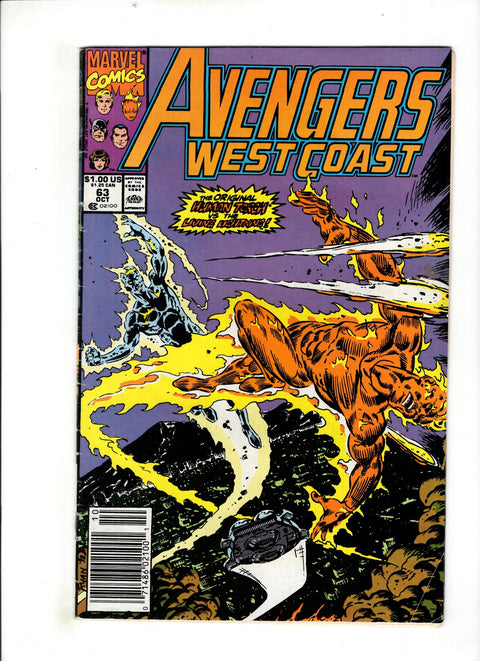 The West Coast Avengers, Vol. 2 #63 (1990) Newsstand Edition