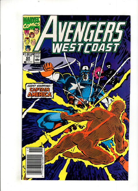 The West Coast Avengers, Vol. 2 #64 (1990) Newsstand Edition