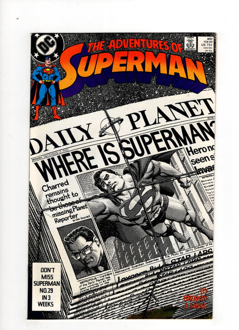 The Adventures of Superman, Vol. 1 #451 (1989) Buy & Sell Comics Online Comic Shop Toronto Canada