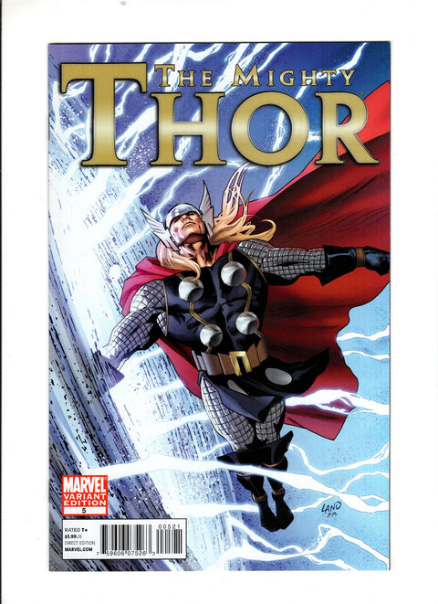 The Mighty Thor, Vol. 1 #5 (Cvr B) (2011) Greg Land Incentive Variant (1:20) B Greg Land Incentive Variant (1:20) Buy & Sell Comics Online Comic Shop Toronto Canada