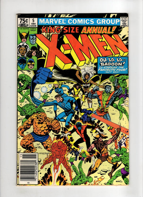 Uncanny X-Men, Vol. 1 Annual #5 (1981) Newsstand Edition Newsstand Edition Buy & Sell Comics Online Comic Shop Toronto Canada