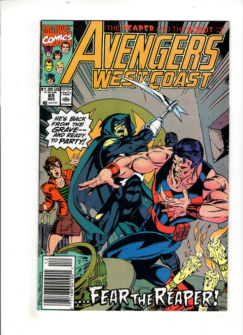 The West Coast Avengers, Vol. 2 #65 (1990) Newsstand Edition