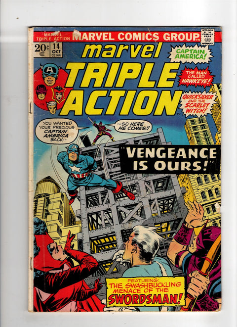 Marvel Triple Action, Vol. 1 #14 (1973) Buy & Sell Comics Online Comic Shop Toronto Canada