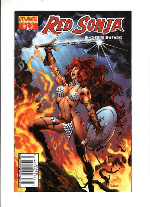 Red Sonja, Vol. 1 (Dynamite Entertainment) #14 (Cvr C) (2006) Claudio Castellini C Claudio Castellini Buy & Sell Comics Online Comic Shop Toronto Canada