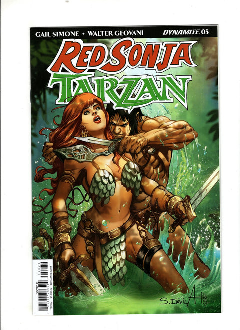 Red Sonja / Tarzan #5 (Cvr B) (2018) Sergio Davila B Sergio Davila Buy & Sell Comics Online Comic Shop Toronto Canada
