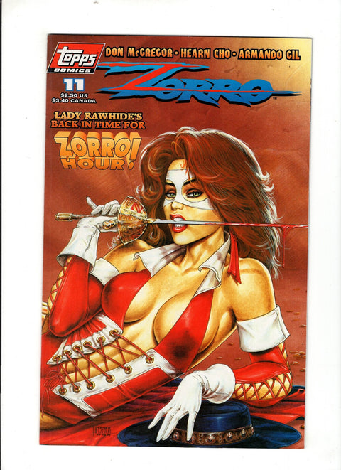 Zorro (Topps Comics) #11 (1994) Linsner Cover Linsner Cover Buy & Sell Comics Online Comic Shop Toronto Canada
