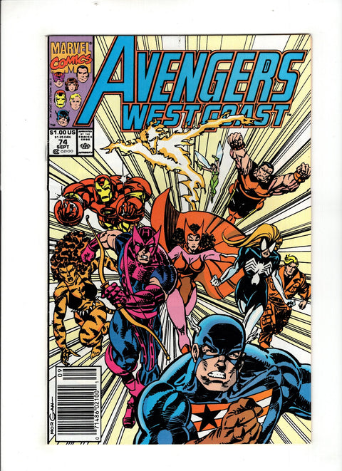 The West Coast Avengers, Vol. 2 #74 (1991) Newsstand Edition