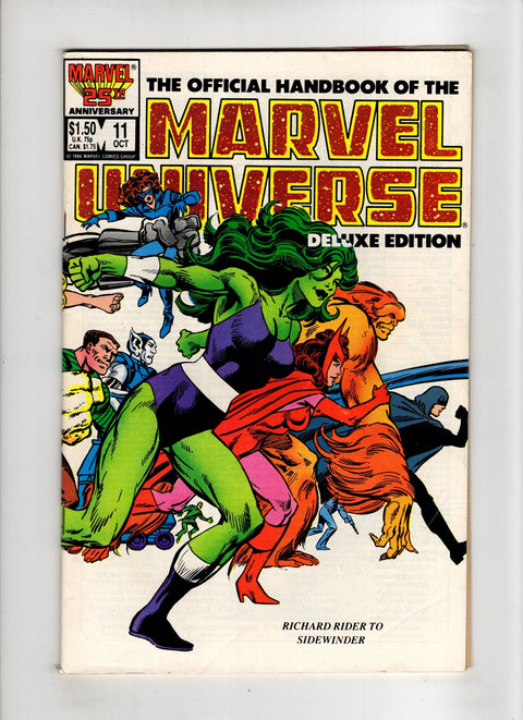 Official Handbook of the Marvel Universe: Deluxe Edition (Vol. 2) #11 (Cvr A) (1986) A Buy & Sell Comics Online Comic Shop Toronto Canada