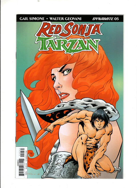 Red Sonja / Tarzan #5 (Cvr C) (2018) Aaron Lopresti C Aaron Lopresti Buy & Sell Comics Online Comic Shop Toronto Canada